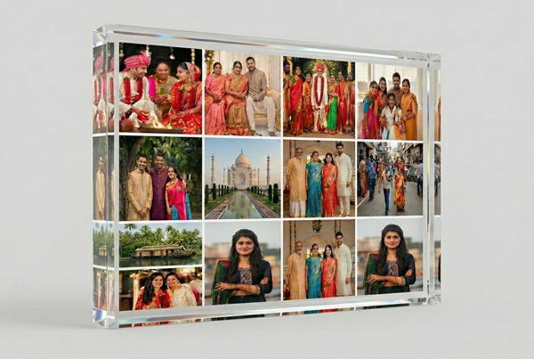Family Acrylic Photo Frame example — PrintPosters.in