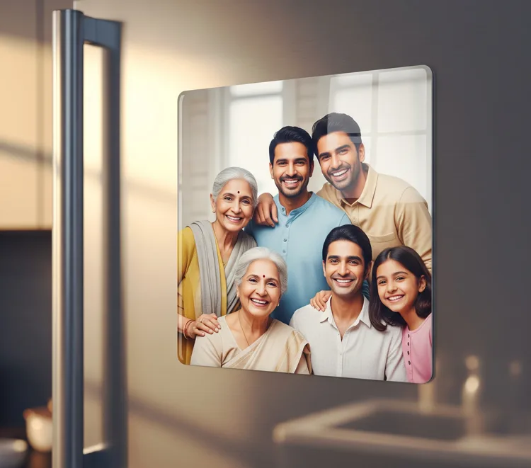 Acrylic Fridge Magnets Family Photo