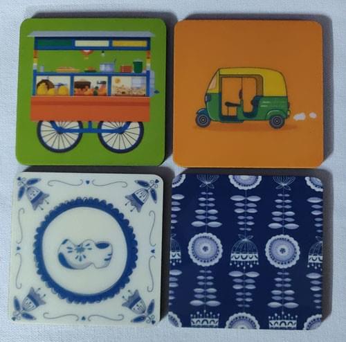 Tea Coaster Print Delhi