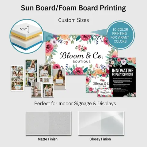 Sun Board / Foam Board Product Information