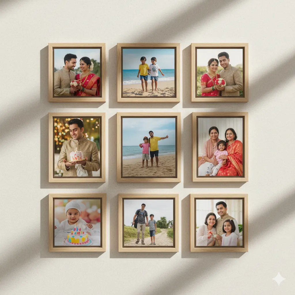 Square Canvas Floater Frame